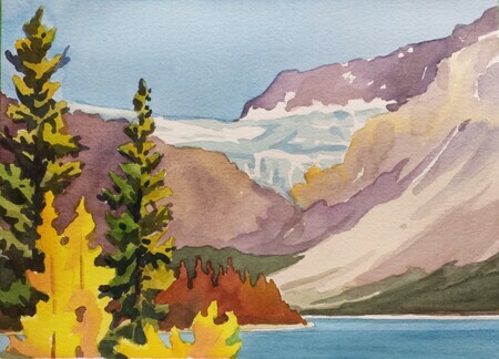 Bow Lake and Glacier